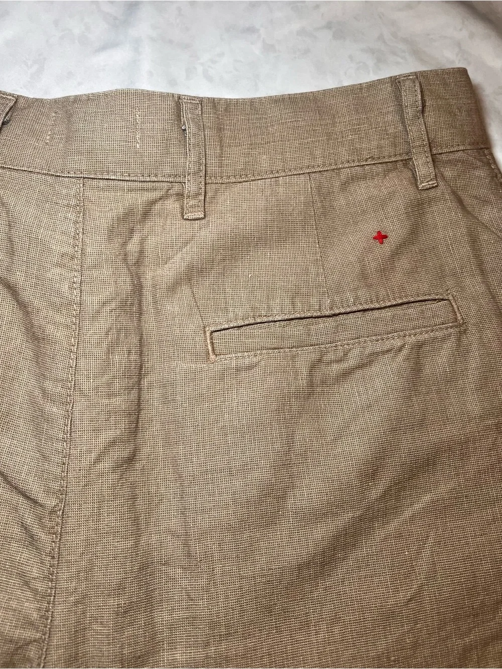 Apolis Men’s Linen Civilian Short,Linen Cotton Blend, Khaki Tan, Size 30